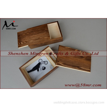 Wooden Photo Storage Gift Box with USB Box Packaging